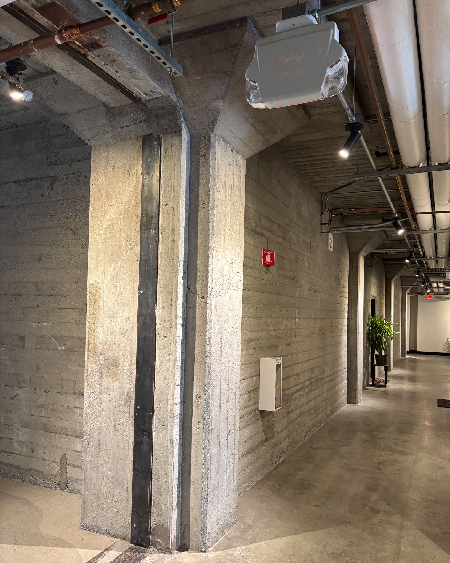 Second floor cross hallway